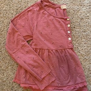 BABYDOLL DISTRESS LONGSLEEVE